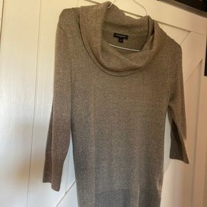 Camel banana republic cowl neck sweater